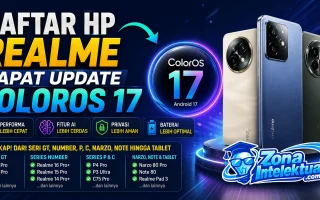 daftar hp realme update coloros 17