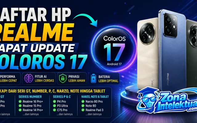 daftar hp realme update coloros 17