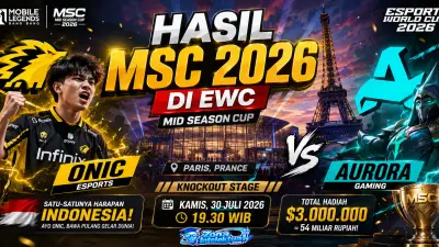Hasil MSC 2026 di EWC: ONIC Jadi Harapan Terakhir Indonesia di Babak Knockout Stage!
