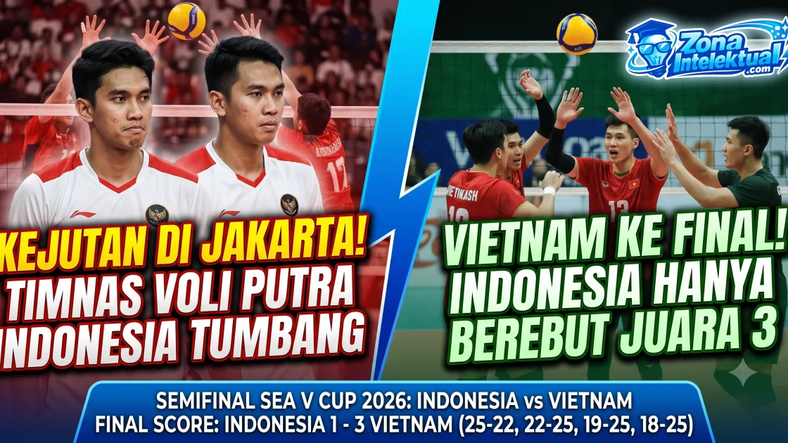 Hasil Voli Putra Indonesia Vietnam SEA V Cup 2026