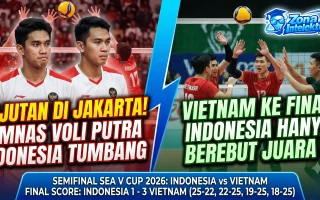 Hasil Voli Putra Indonesia Vietnam SEA V Cup 2026