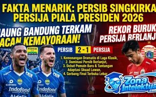 Fakta Menarik Persib Singkirkan Persija Piala Presiden 2026