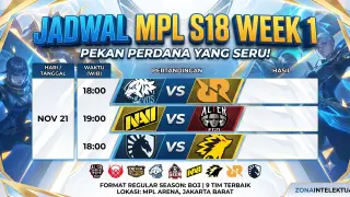 Jadwal MPL ID S18 Week 1 Resmi Dirilis: Siap-siap Nonton Derbi Klasik!