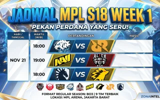 Jadwal MPL S18 Week 1