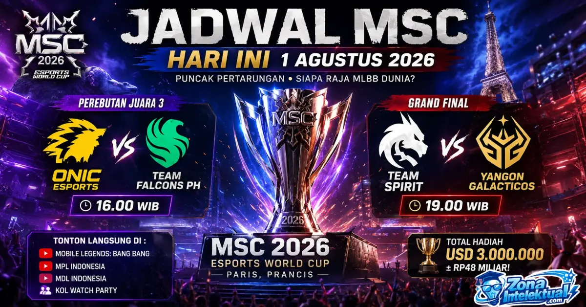 Jadwal MSC Hari Ini: Puncak Pertarungan Grand Final Mobile Legends Mid Season Cup 2026!