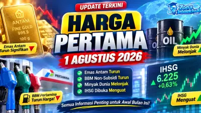 Harga Pertama 1 Agustus 2026: Emas, BBM, Minyak Dunia, dan IHSG Hari Ini