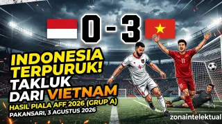 Hasil Indonesia vs Vietnam Piala AFF 2026: Garuda Takluk 0-3 di Pakansari!