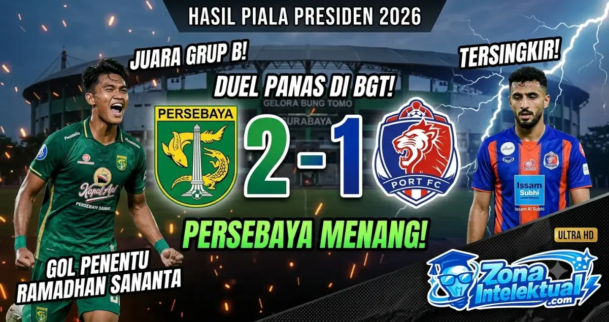 Hasil Persebaya vs Port FC: Kemenangan Krusial Bajul Ijo di Piala Presiden 2026