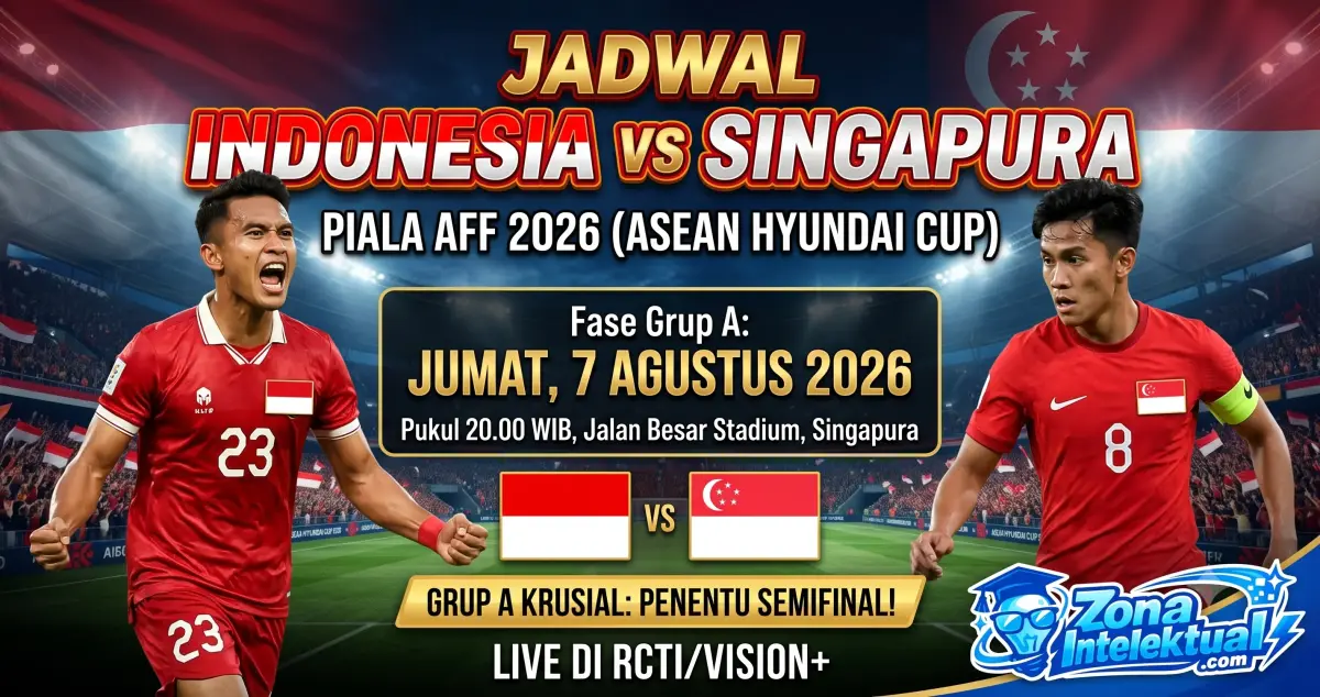 Jadwal Indonesia vs Singapura Piala AFF 2026: Catat Tanggalnya, Garuda!