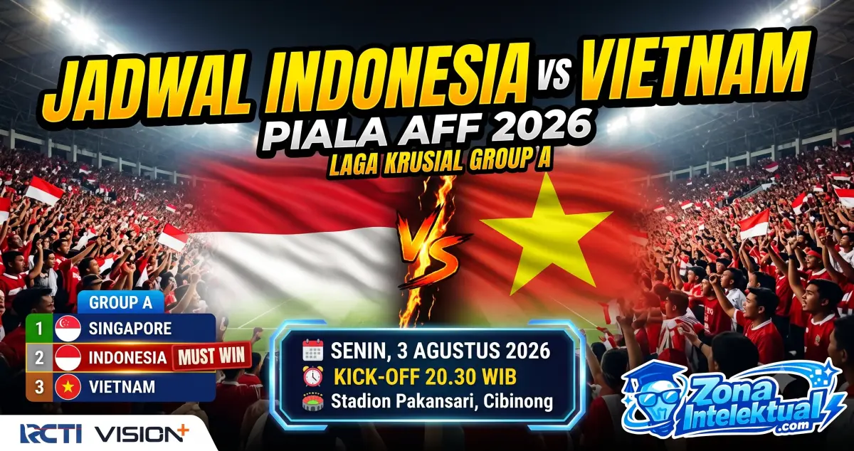 Jadwal Indonesia vs Vietnam Piala AFF 2026: Catat Tanggalnya, Jangan Sampai Ketinggalan!