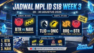 Jadwal MPL S18 Week 3: Siapa yang Akan Menguasai Land of Dawn?