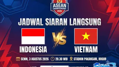 Jadwal Siaran Langsung Timnas Indonesia vs Vietnam di Piala AFF 2026: Kapan dan di Mana Kamu Bisa Nonton?