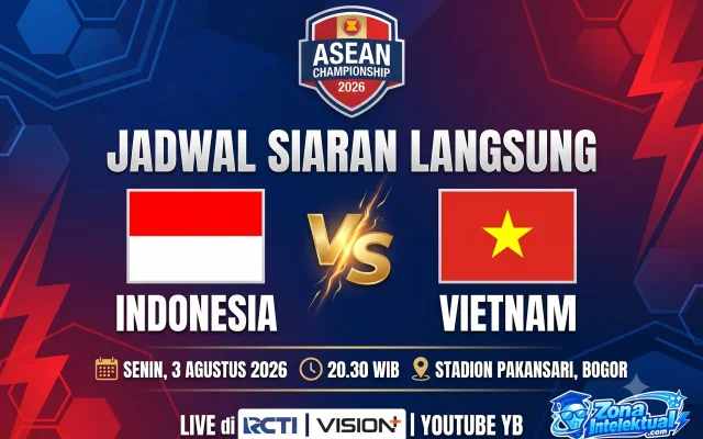 Jadwal Indonesia vs Vietnam AFF 2026