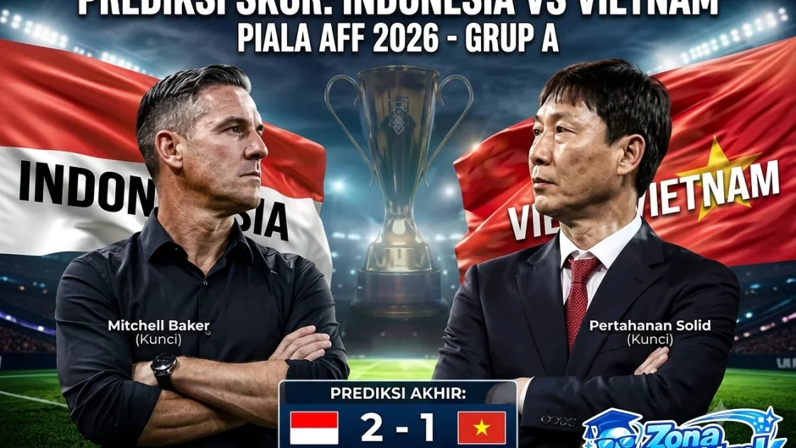 Prediksi Skor Indonesia vs Vietnam Piala AFF 2026