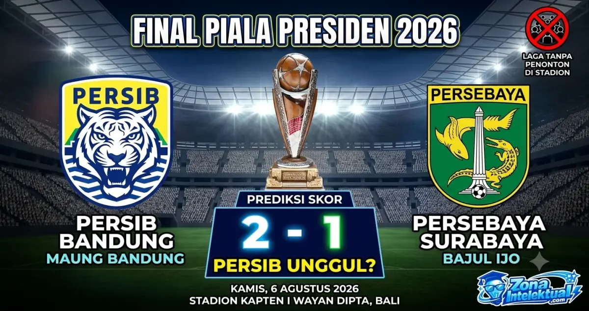 Prediksi Skor Persib vs Persebaya: Siapa Juarai Final Piala Presiden 2026?