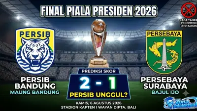 Prediksi Skor Persib vs Persebaya: Siapa Juarai Final Piala Presiden 2026?