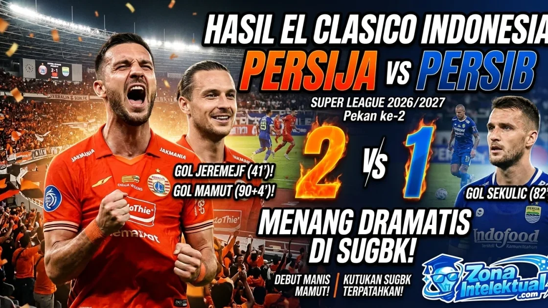 Hasil Persija vs Persib