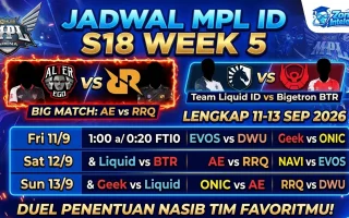 Jadwal MPL S18 Week 5