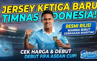 Jersey Ketiga Timnas Indonesia Biru