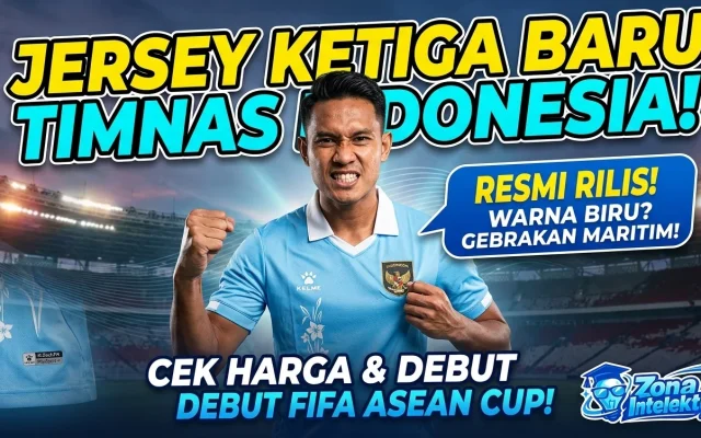 Jersey Ketiga Timnas Indonesia Biru