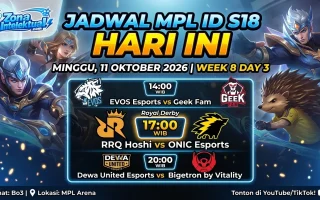 jadwal mpl s18 hari ini